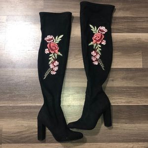 Like new Steve Madden thigh high heel boots